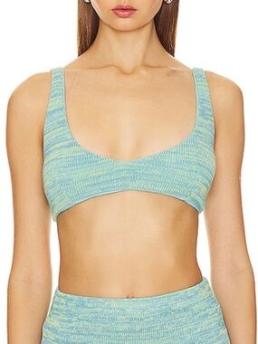VDM Teal Knit Bianca Bralette